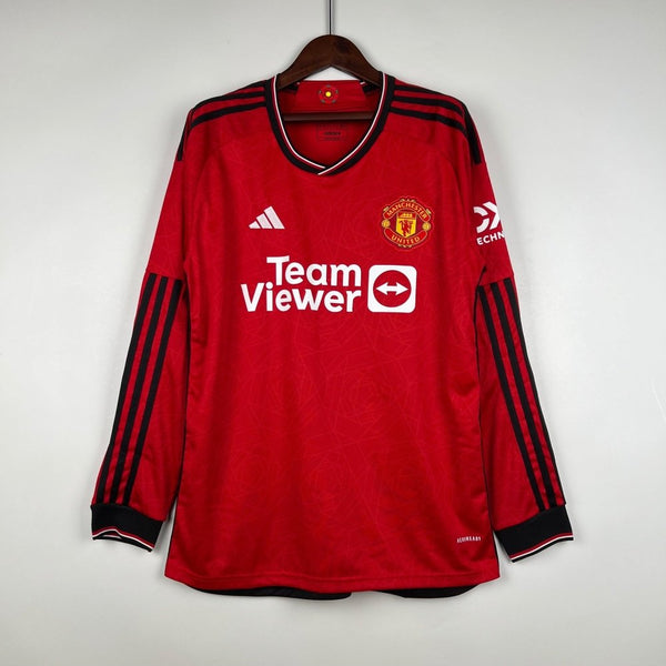 Maillot Manchester United Domicile Manches Longues 2023/2024