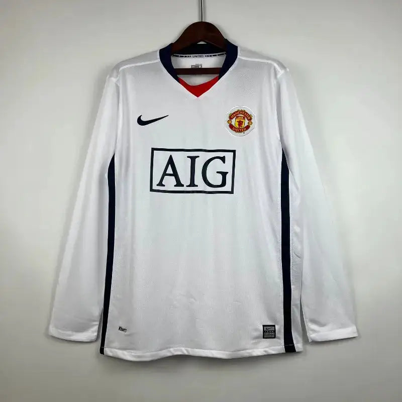 Maillot Manchester United Manches Longues Extérieur 2007/2008