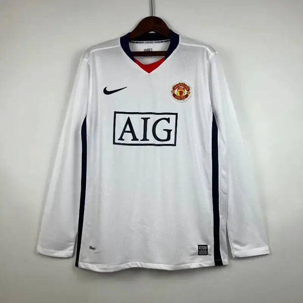Maillot Manchester United Manches Longues Extérieur 2007/2008