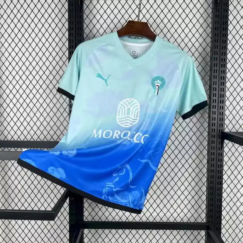 Maillot Maroc Bleu Clair 2025/2026