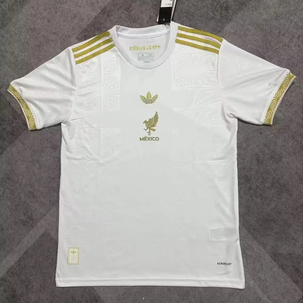 Maillot Mexique Blanc/Or 2025/2026