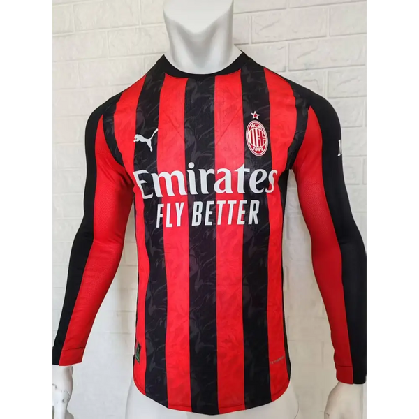 Maillot Milan AC Domicile Manches Longues 2025/2026 — Player