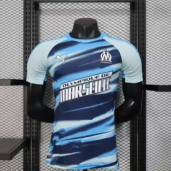 Maillot OM Olympique de Marseille Pre-Match Bleu 2025/2026 — Player