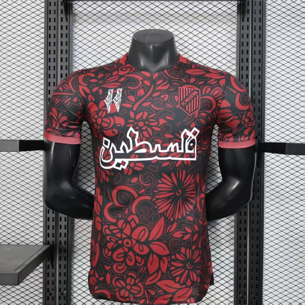 Maillot Palestine Red Concept 2025/2026 — Player