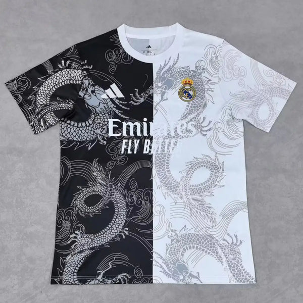 Maillot Real Madrid Concept Blanc/Noir Dragon 2025/2026
