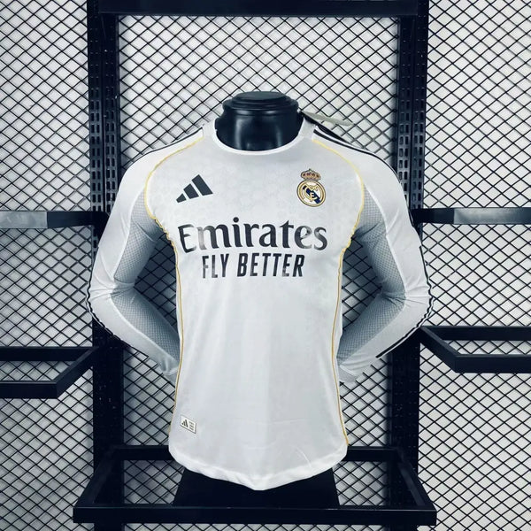 Maillot Real Madrid Domicile Manches Longues 2025/2026 — Player
