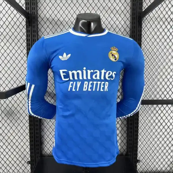 Maillot Real Madrid Manches Longues Exterieur 2025/2026 — Player