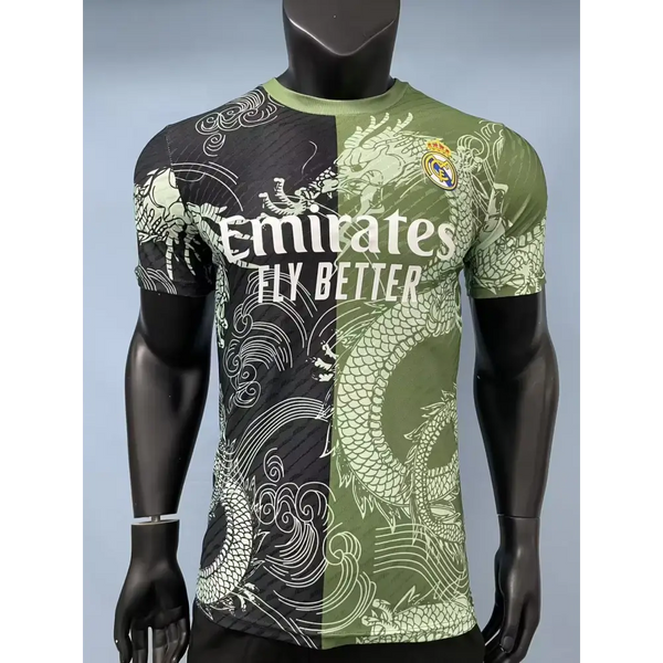 Maillot Real Madrid Vert/Noir Dragon 2025/2026 — Player