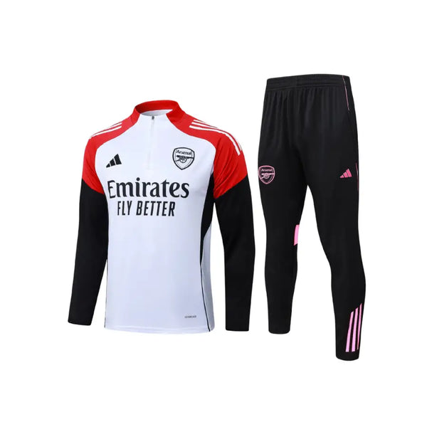 Survêtement Enfant Arsenal blanc et rouge 2025/2026